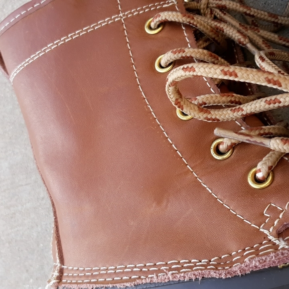 Khombu Sz 6 Letty Lace Up Steel Shank Duck Boots - Picture 14 of 17